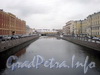Участок канала Грибоедова от Могилевского моста в сторону Пикалова моста. Фото ноябрь 2009 г.