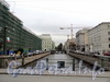 Крюков канал на участке от Матвеева моста в сторону моста Декабристов. Фото август 2011 г.