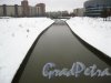 Перспектива реки Оккервиль от Клочкова моста в сторону Российского проспекта. Фото февраль 2013 г.