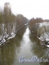 Перспектива реки Оккервиль от Клочкова моста в сторону улицы Ворошилова. Фото февраль 2013 г.