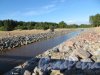 Устье реки Малая Сестра после производства работ по благоустройству. Фото 4 июля 2013 г.