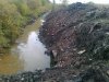 После расчистки и углубления - движения воды в реке Кузьминка не наблюдается. Фото сентябрь 2013 года.