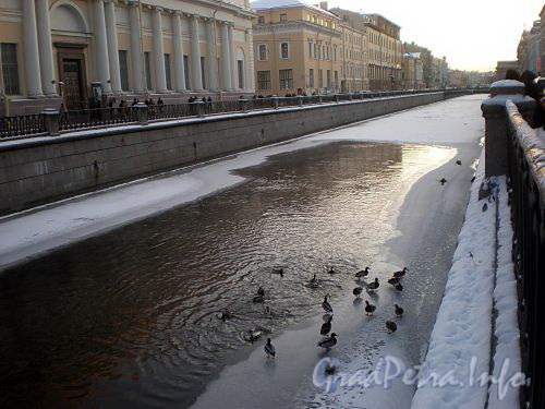 Канал Грибоедова в районе «Спаса-на-Крови». Фото декабрь 2009 г.