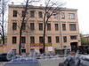 2-я линия В.О., д. 45. Бывший дом Е. И. Крашенинниковой (Римско-католической духовной академии). Фасад здания. Фото май 2010 г.