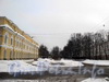 Перспектива Менделеевской линии от площади Сахарова в сторону Университетской набережной. Фото январь 2011 г.