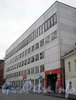 Кожевенная линия, д. 34. Производственное здание фабрики «Северный текстиль». Общий вид здания. Фото октябрь 2009 г.