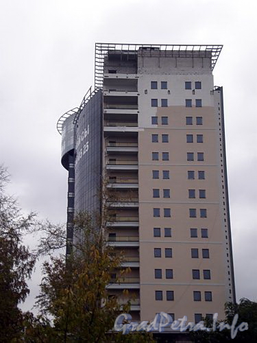 26-я линия В.О., д. 15. Здание товарно-фондовой биржи. Общий вид здания. Фото октябрь 2009 г.