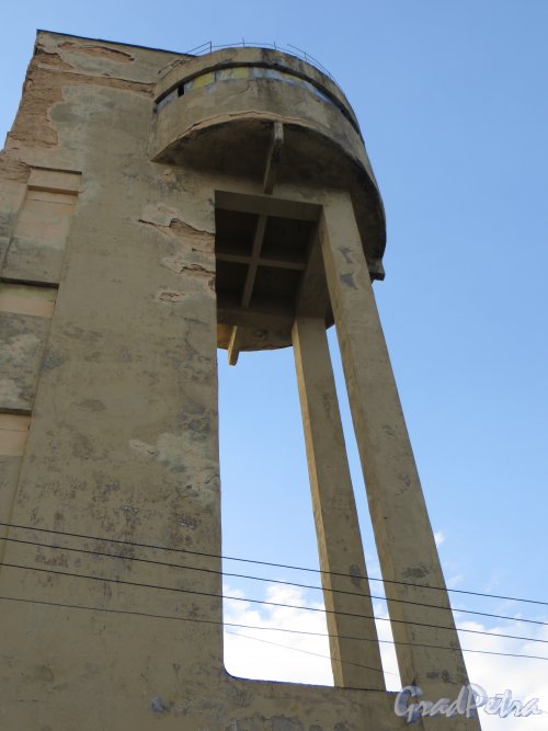 25-я линия В.О., дом 6. Водонапорная башня. Фото 9 мая 2013 г.