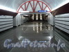 Станция метро «Обводный канал». Вестибюль перед эскалатором. Фото 30 декабря 2010 г.