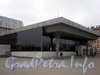 Станция метро «Выборгская». Наземный павильон. Вид с Лесного проспекта. Фото декабрь 2009 г.