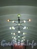 Станция метро «Озерки». Светильник подземного зала. Фото декабрь 2011 г.