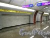 Оформление Подземного зала станции метро «Бухарестская». Фото февраль 2013 г.