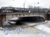 Ново-Петергофский мост через Обводный канал в створе Лермонтовского проспекта. Фото февраль 2010 г.