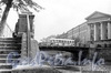 Вознесенский мост через канал Грибоедова. Фото конец 1950-х - начало 1960-х гг. (из архива ЦГАКФФД)