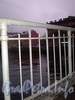 Фрагмент ограды Госткина пешеходного моста. Фото ноябрь 2009 г.