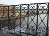 Фрагмент ограды моста Белинского. Фото октябрь 2010 г.