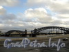 Большеохтинский («Петра Великого») мост через Неву. Фото октябрь 2010 г.