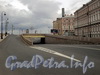 Литейный мост. Левобережный съезд и тоннель. Вид с набережной Кутузова. Фото сентябрь 2010 г.