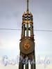 1-й Садовый мост. Фонари выполнены в виде металлических пик, соединенных накладками из щитов и венков. Фото март 2010 г.