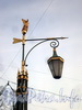 Светильник фонаря 1-го Садового моста. Фото март 2010 г.