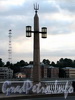 Гранитный обелиск Головинского моста. Фото сентябрь 2011 г.