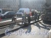 Египетский мост и ремонт трамвайных путей на нём. Фото сентябрь 2012 г.