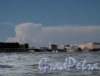 Биржевой мост и Мытнинская наб. Вид с Большой Невы в районе Стрелки В.О. Фото июль 2012 г.