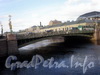 Пантелеймоновский мост. Вид с 1-ого Инженерного моста. Март 2009 г.