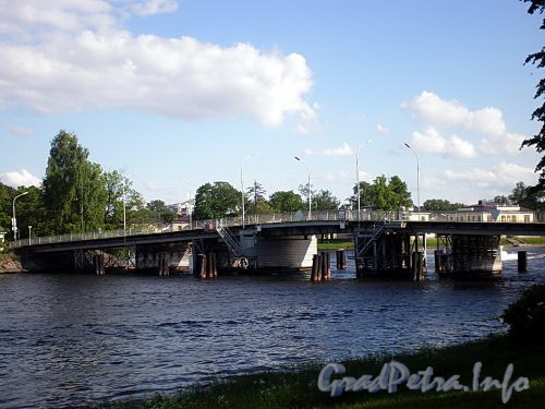 1-й Елагин мост через Среднюю Невку. Фото июнь 2009 г.