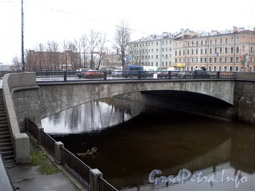 Предтеченский мост через Обводный канал. Фото ноябрь 2009 г.