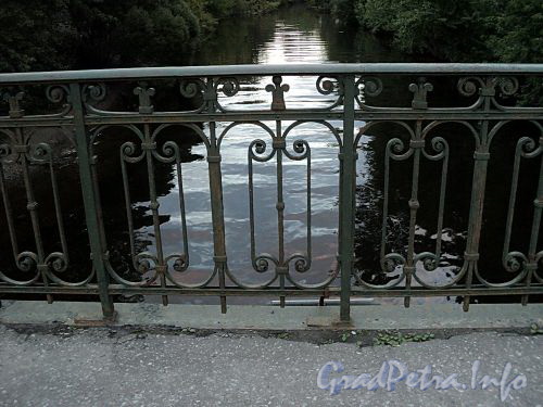 Фрагмент ограды Барочного моста. Фото сентябрь 2010 г.