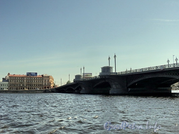 Благовещеский мост через Неву. Фото июнь 2011 г.