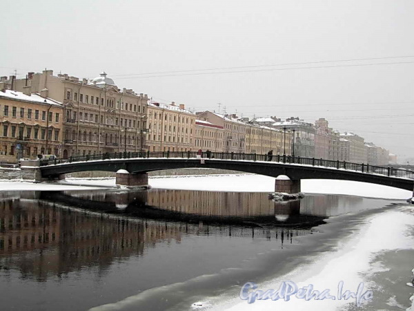 Красноармейский мост через реку Фонтанку. Фото январь 2012 г.