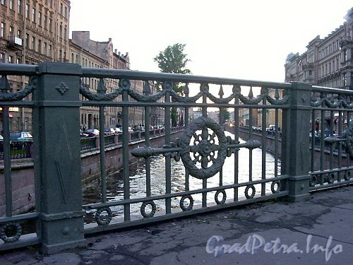 Кокушкин мост, ограда моста.