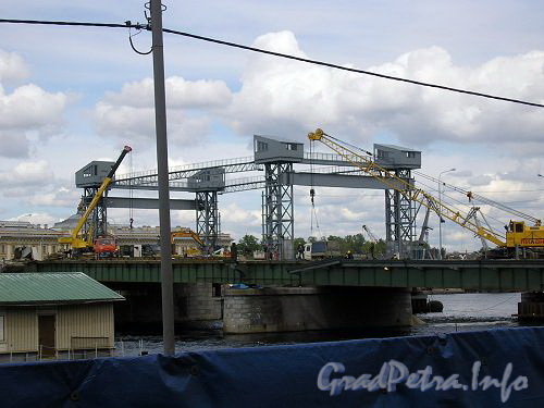 работы по демонтажу моста, 2006 г.