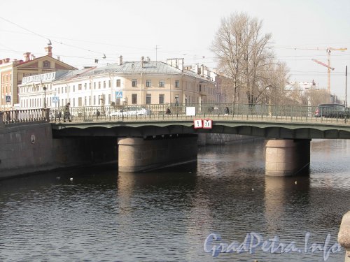 Старо-Никольский мост. Общий вид от Никольского сквера. Фото апрель 2012 г.