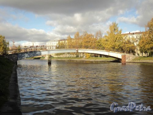 4-йждановский мост. Общий вид моста. Фото октябрь 2011 г.