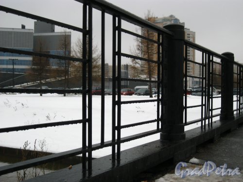 Перила Клочкова моста. Фото февраль 2013 г.