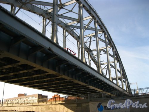 1-й Американский мост. Вид с четной стороны Обводного канала. Фото 17 марта 2013 г.