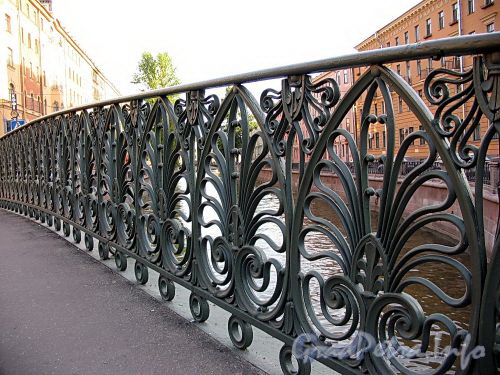 Демидова моста. Решётка ограды. Фото август 2009 г.