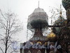 Наб. канала Грибоедова, д. 2, лит. А. Спас-на-Крови. Работы на одном из куполов храма. Фото октябрь 2009 г.