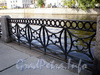 Фрагмент ограды набережной реки Мойки близ Храповицкого моста. Фото сентябрь 2009 г.