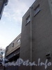 Наб. реки Фонтанки, д. 3, лит. А. Здание тяговой электроподстанции №11. Фрагмент фасада со стороны цирка. Фото декабрь 2009 г.