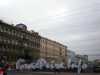Перспектива нечетной стороны набережной реки Фонтанки от Невского проспекта в сторону Итальянской улицы. Фото апрель 2009 г.