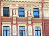 Наб. реки Мойки, д. 82. Доходный дом М. С. Воронина. Фрагмент фасада. Фото июнь 2010 г.