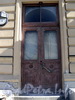 Английская наб., д. 34. Левая парадная дверь. Фото июнь 2010 г.