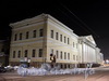 Здание Академии Наук в ночной подсветке. Фото январь 2011 г.