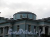 Наб. реки Крестовки, д. 2. Пологий купол основного объема особняка. Фото сентябрь 2010 г.