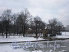 Наб. Малой Невки, д. 16-18. Вид на участок с Мало-Крестовского моста. Фото декабрь 2009 г.