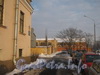 Наб. Обводного канала, дом 7, лит. Г. Вид в сторону складов. Фото февраль 2012 г.